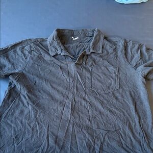 Old Navy Men's Casual Black Button Down Shirt